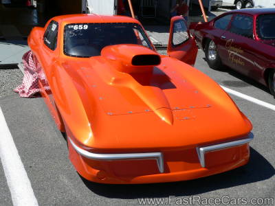 Orange 1963 Corvette Front View Orange 1963 Corvette Front View